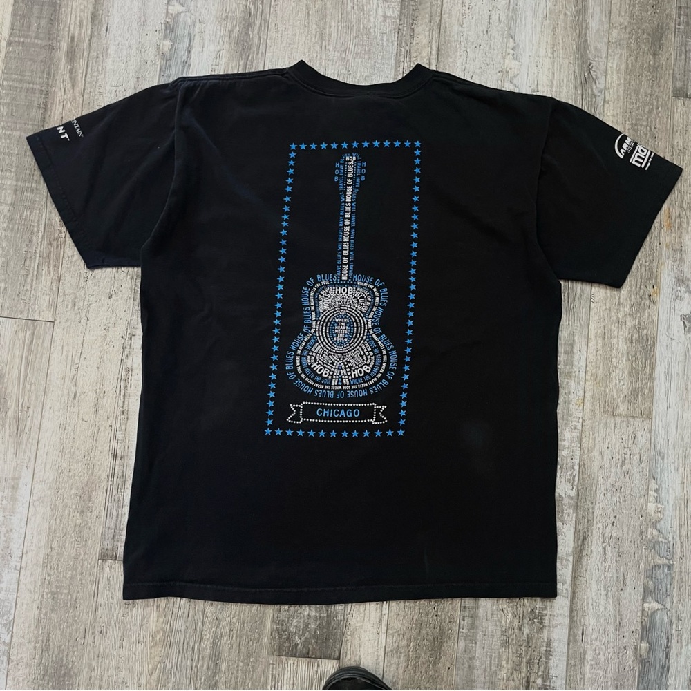 Vintage House of Blues Chicago Guitar Tee